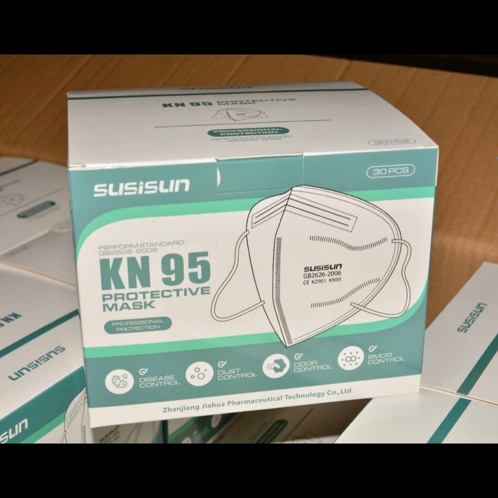 KN95 Protective Mask, 30pcs, Individually Wrapped